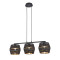 Klausen Freya SP3 fekete függesztett lámpa (KL113021) E27 3 izzós IP20