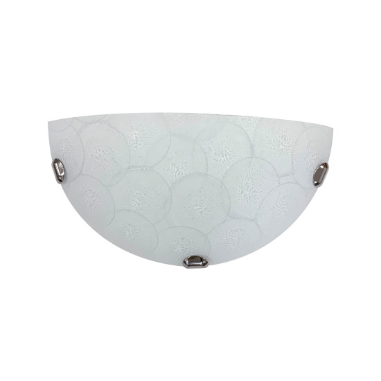 Klausen Gomba D300/2 fehér fali lámpa (KL101027) E27 1 izzós IP20