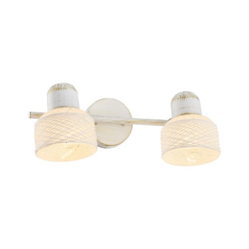 Klausen Grass AP2 fehér-arany falikar (KL6621) E27 2 izzós IP20