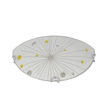 Klausen Halley D300/2 fehér-szürke fali lámpa (KL8025) E27 1 izzós IP20