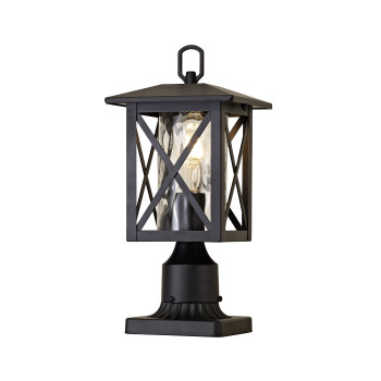 Klausen Hardy 2 fekete kültéri állólámpa (KL138000) E27 1 izzós IP43