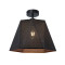 Klausen Hexa PL1 fekete mennyezeti lámpa (KL100047) E27 1 izzós IP20