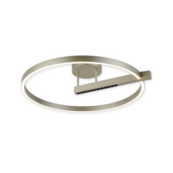 Klausen Himera PL1 ezüst LED mennyezeti lámpa (KL140028) LED 1 izzós IP20