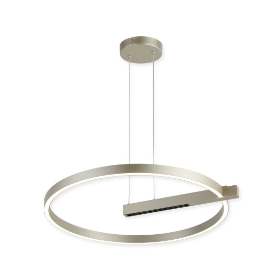 Klausen Himera SP1 ezüst LED függesztett lámpa (KL142080) LED 1 izzós IP20