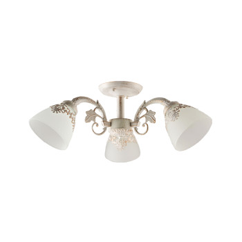 Klausen Ilka 3 fehér-arany mennyezeti lámpa (LY-3385) E27 3 izzós IP20
