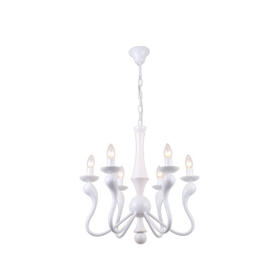 Klausen Impress 6 fehér csillár (KL106007) E14 6 izzós IP20