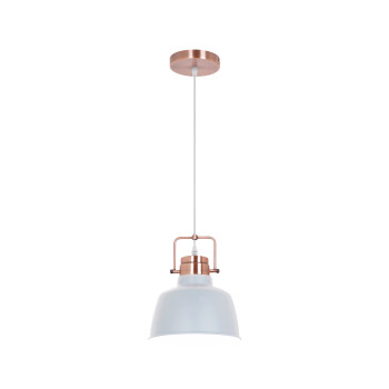 Klausen Industry SP1 szürke-réz függesztett lámpa (KL6246) E27 1 izzós IP20