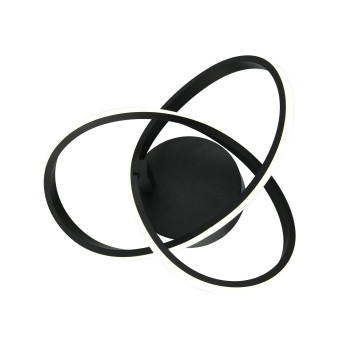 Klausen Intrigue AP1 fekete LED fali lámpa (KL141015) LED 1 izzós IP20