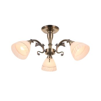 Klausen Isra 3 antik bronz mennyezeti lámpa (KL103007) E27 3 izzós IP20