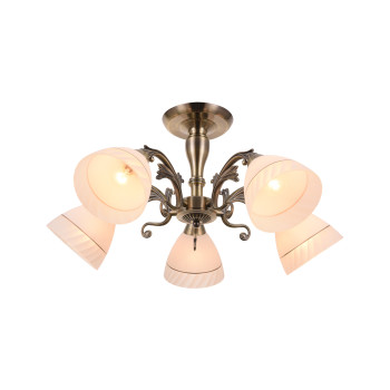 Klausen Isra 5 antik bronz mennyezeti lámpa (KL105002) E27 5 izzós IP20