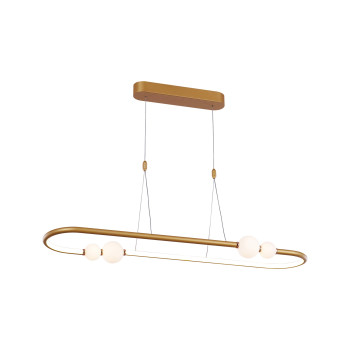 Klausen Juniper matt arany LED függesztett lámpa (142038) LED 1 izzós IP20