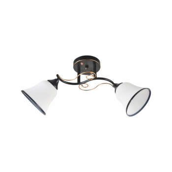 Klausen Kami 2 fekete-arany mennyezeti lámpa (LY-3354) E27 2 izzós IP20