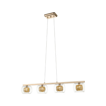 Klausen Klass SP4 arany függesztett lámpa (142015) G9 4 izzós IP20