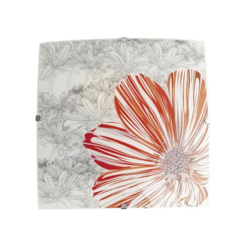 Klausen Kriza 400 fehér-színes mennyezeti lámpa (KL5814) E27 3 izzós IP20