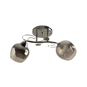 Klausen Leno PL2 króm mennyezeti lámpa (KL100039) E27 2 izzós IP20