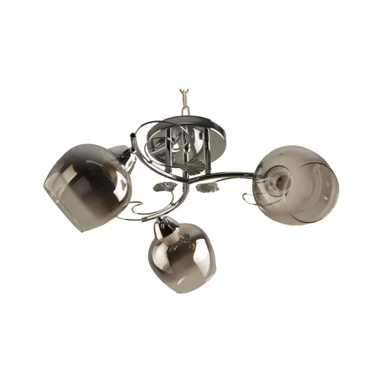 Klausen Leno PL3 króm mennyezeti lámpa (KL100040) E27 3 izzós IP20