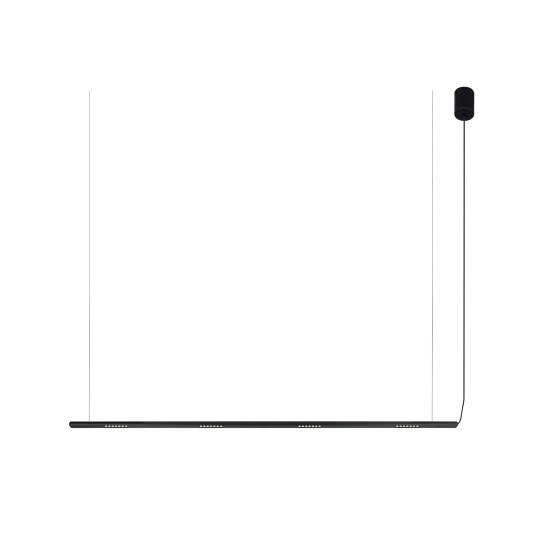 Klausen Line 24W fekete LED függesztett lámpa (142056) LED 1 izzós IP20