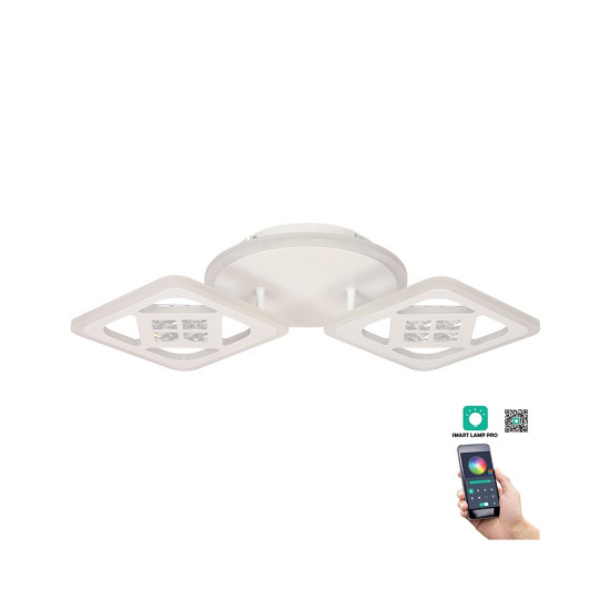 Klausen Maros PL2 fehér LED mennyezeti lámpa (KL151042) LED 1 izzós IP20