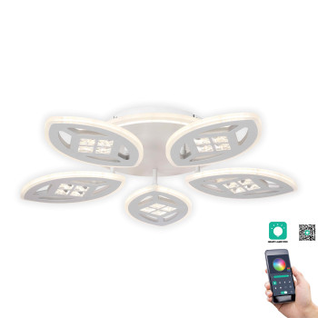 Klausen Maros PL5 fehér LED mennyezeti lámpa (KL151044) LED 1 izzós IP20