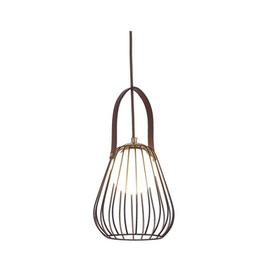 Klausen Memory SP1 fekete-barna függesztett lámpa (111099) G9 1 izzós IP20