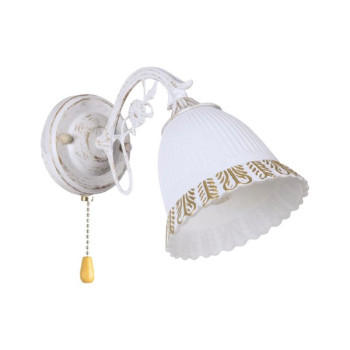 Klausen Merida AP1 fehér-arany falikar (LY-3456) E27 1 izzós IP20