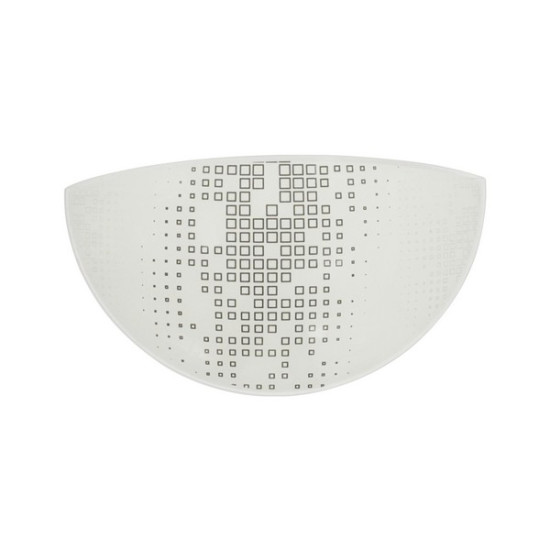 Klausen Merlin D300/2 fehér-fekete fali lámpa (KL5895) E27 1 izzós IP20