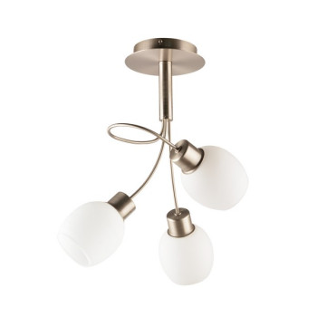 Klausen Milky 3 nikkel-fehér mennyezeti lámpa (LY-3492) E14 3 izzós IP20