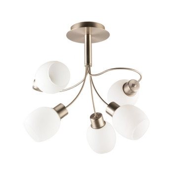 Klausen Milky 5 nikkel-fehér mennyezeti lámpa (LY-3493) E14 5 izzós IP20