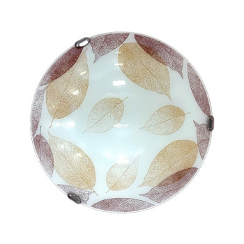 Klausen Moss D400 fehér-barna mennyezeti lámpa (KL100024) E27 2 izzós IP20