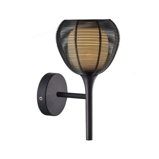 Klausen Nest AP1 fekete falikar (101055) E14 1 izzós IP20