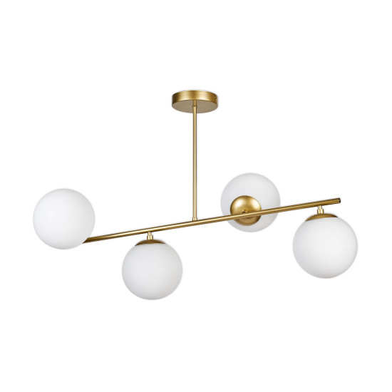 Klausen Nuray PL4 arany mennyezeti lámpa (KL100069) E27 4 izzós IP20