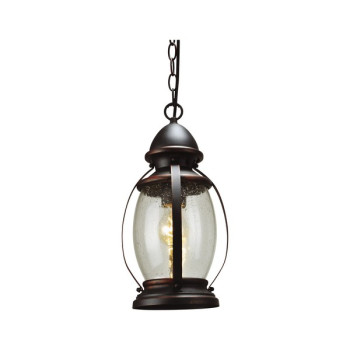 Klausen Oldies 7 fekete kültéri függesztett lámpa (KL6220) E27 1 izzós IP23