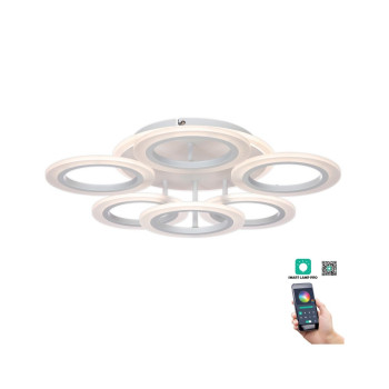 Klausen Optimus PL6 fehér LED mennyezeti lámpa (KL151064) LED 1 izzós IP20