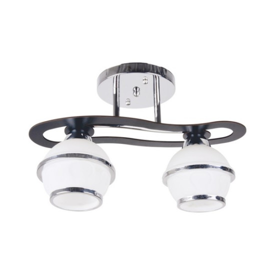 Klausen Orbit 2 króm-barna mennyezeti lámpa (LY-3072) E27 2 izzós IP20