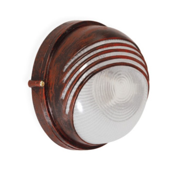 Klausen Parma rusztikus bronz kültéri fali lámpa (KL4769) E27 1 izzós IP44