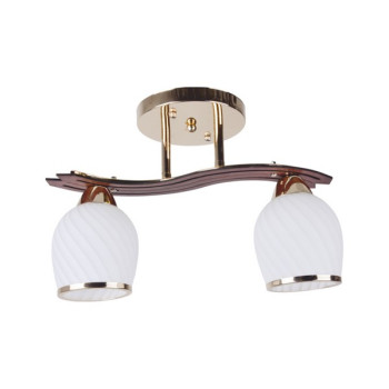 Klausen Pearly 2 arany-fehér mennyezeti lámpa (LY-3059) E27 2 izzós IP20