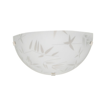 Klausen Petal 1/2 fehér-króm fali lámpa (LY-6009) E27 1 izzós IP20