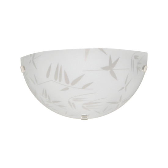 Klausen Petal 1/2 fehér-króm fali lámpa (LY-6009) E27 1 izzós IP20