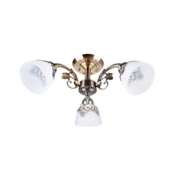 Klausen Prato 3 antik bronz mennyezeti lámpa (LY-3225) E27 3 izzós IP20