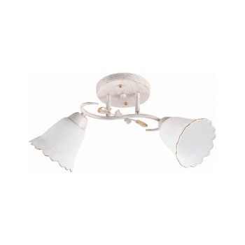 Klausen Raven 2 fehér-arany mennyezeti lámpa (LY-3344) E27 2 izzós IP20