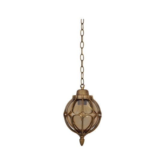 Klausen Reno 7 antik bronz kültéri függesztett lámpa (KL0069) E27 1 izzós IP44