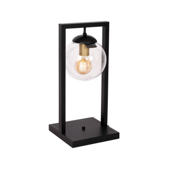 Klausen Rey TL1 fekete asztali lámpa (108005) E27 1 izzós IP20