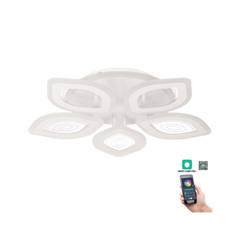 Klausen Rhodos PL5 fehér LED mennyezeti lámpa (KL151069) LED 1 izzós IP20