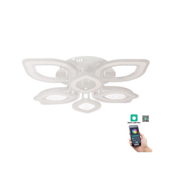 Klausen Rhodos PL8 fehér LED mennyezeti lámpa (KL151054) LED 1 izzós IP20