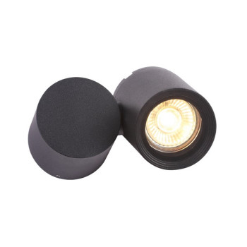 Klausen Riad 1 fekete kültéri fali lámpa (KL131002) GU10 1 izzós IP54