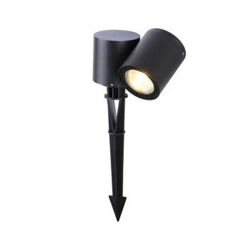 Klausen Riad 1S fekete kültéri leszúrható lámpa (KL139001) GU10 1 izzós IP54