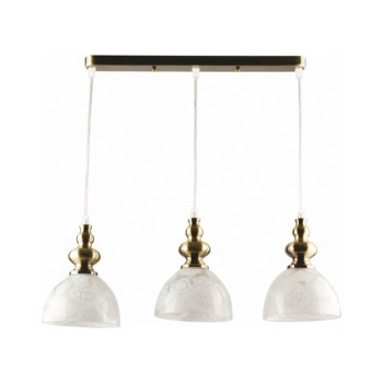 Klausen Rini 3 antik bronz függesztett lámpa (LY-3365) E27 3 izzós IP20