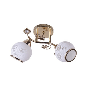 Klausen Rosa 2 arany mennyezeti lámpa (LY-3091) E27 2 izzós IP20