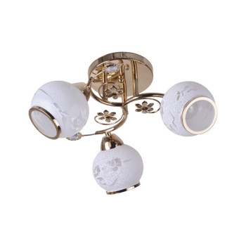 Klausen Rosa 3 arany mennyezeti lámpa (LY-3092) E27 3 izzós IP20