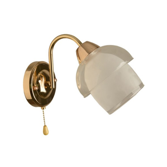 Klausen Rosy AP1 arany-fehér falikar (KL101041) E27 1 izzós IP20